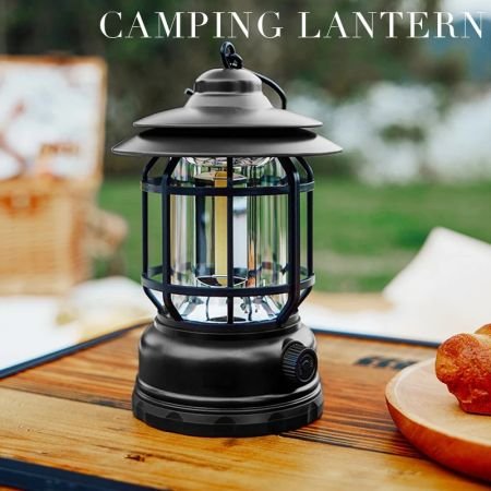 Retro Camping LED Lantern Lamp