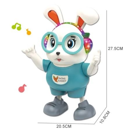 Dancing Rabbit Toy with music - Blue